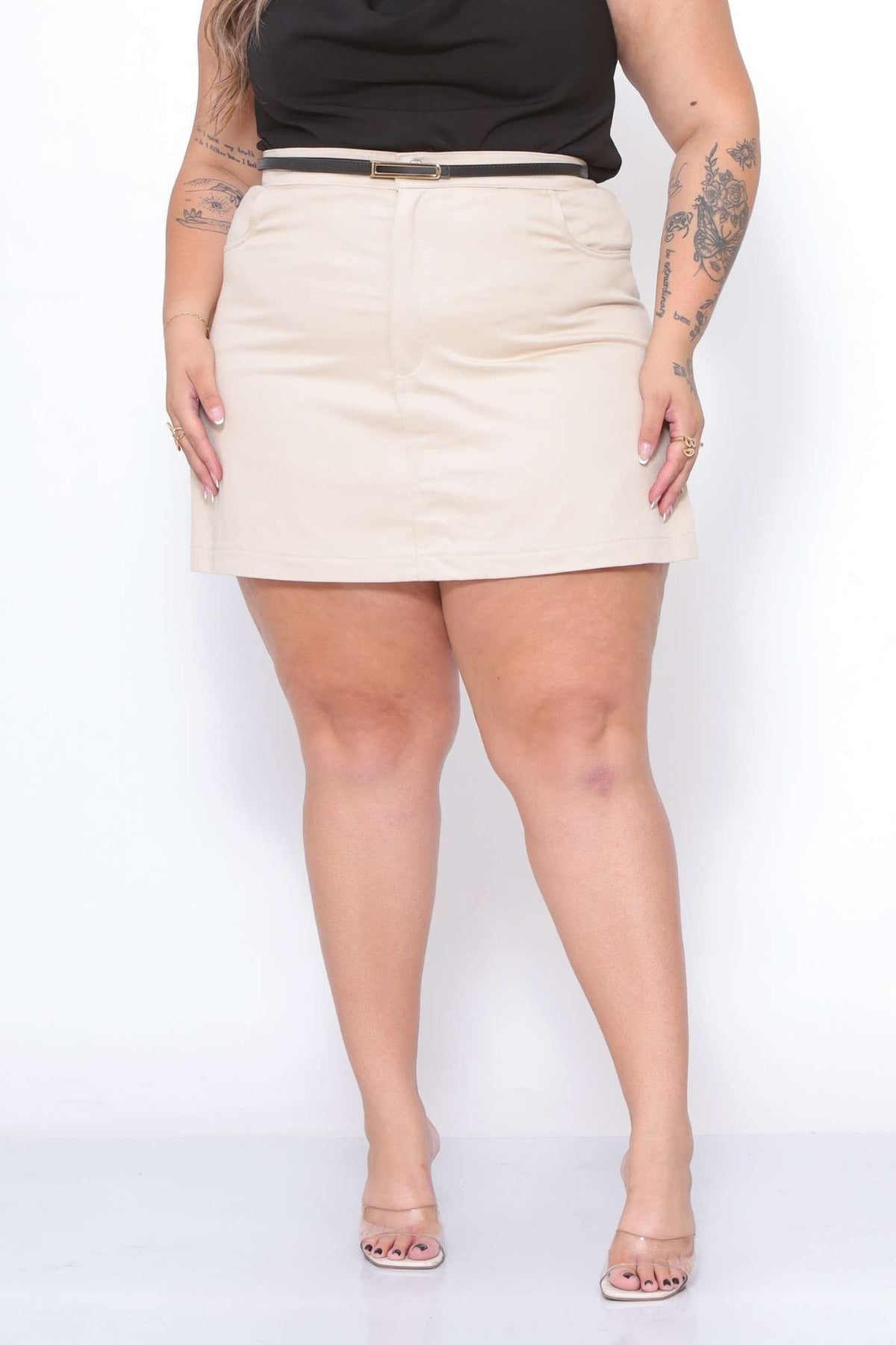 Short Saia de Sarja